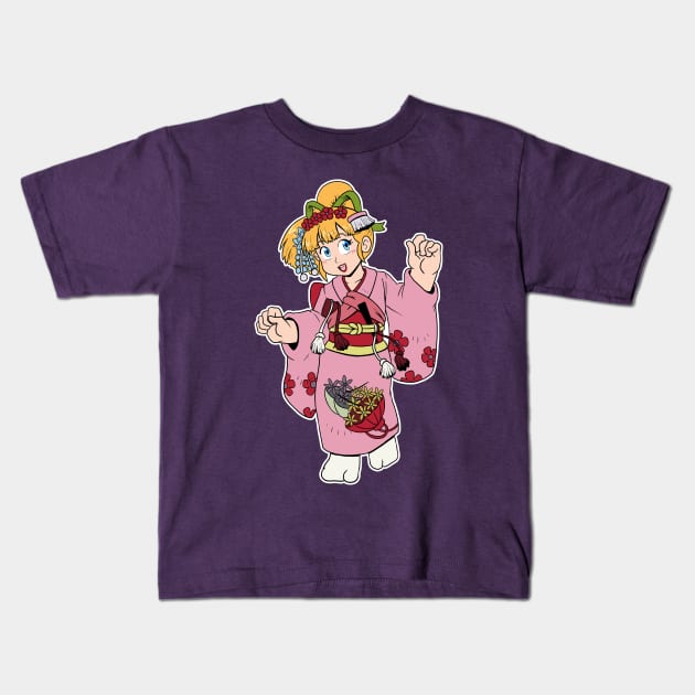 SHICHI-GO-SAN ROLL Kids T-Shirt by IanDimas